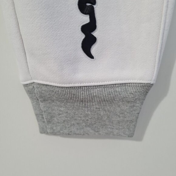 Champion Men's Reverse Weave Joggers Fleece Black White - Picture 12 of 15